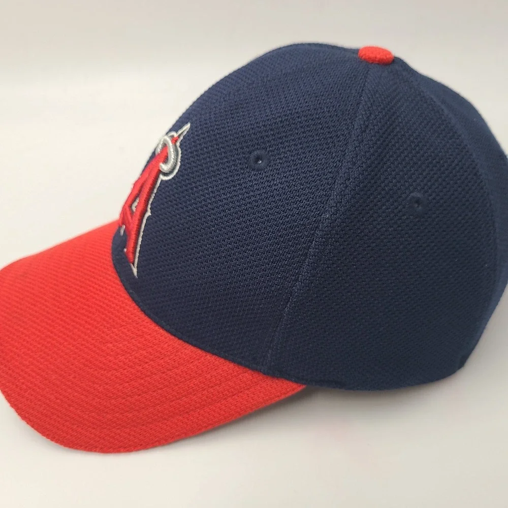 Los Angeles Angels Hat Fitted‎ M-L New Era 39Thirty Blue Red MLB Baseball Men